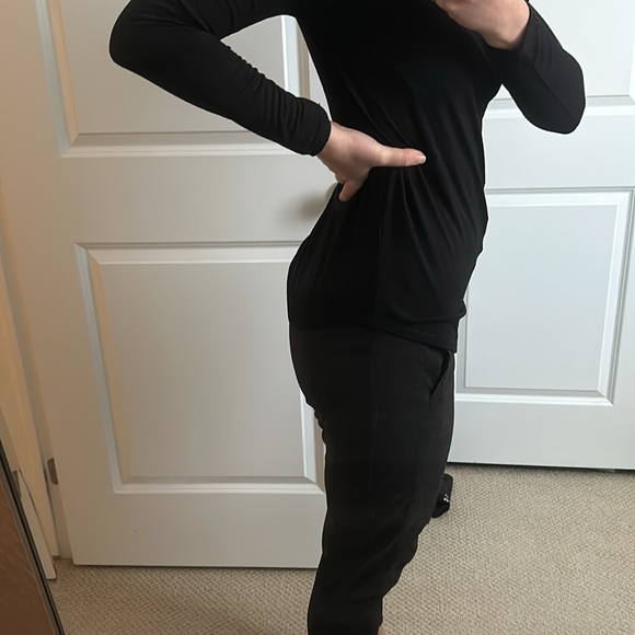 Joe Fresh Black Long Sleeve Shirt - Picture 3 of 6